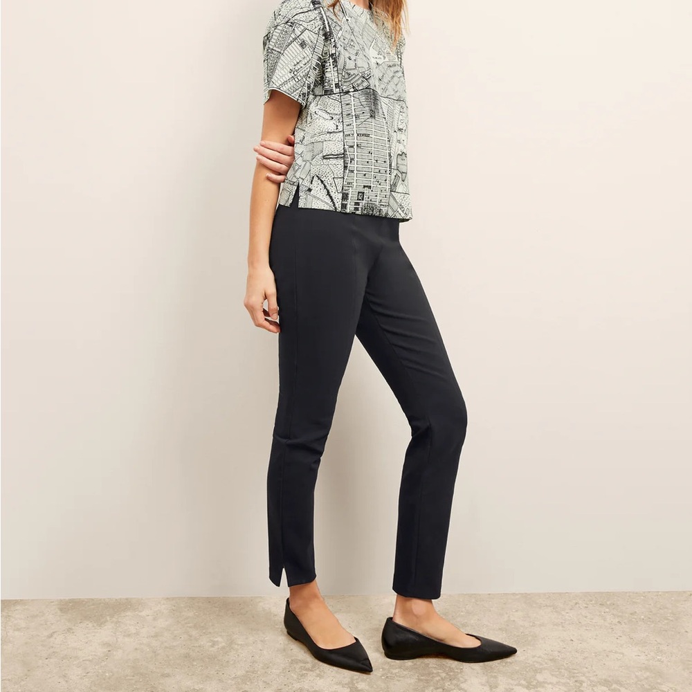 M.M. LaFleur Foster Black Slim Fit Pants, Size 0